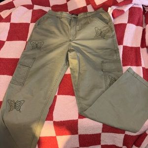 Hollister ultra high rise dad pants 10R